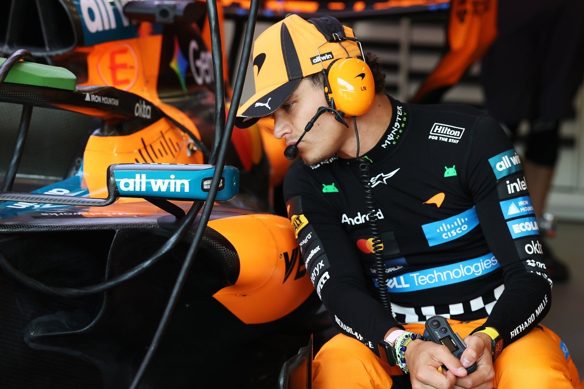 F1 - Norris desabafa após déficit de mais de um segundo em Baku: "Facada no coração"