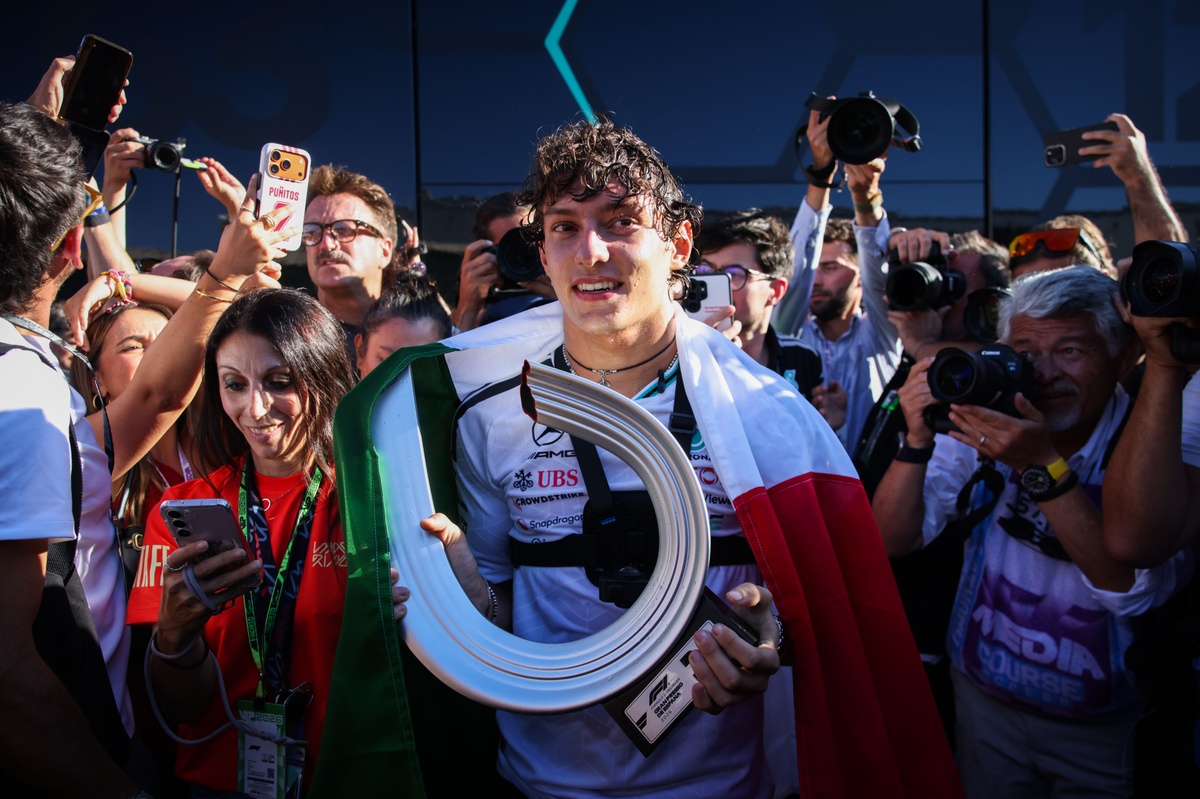 F1: Como Antonelli está deixando Wolff e Mercedes com "cabelos brancos"