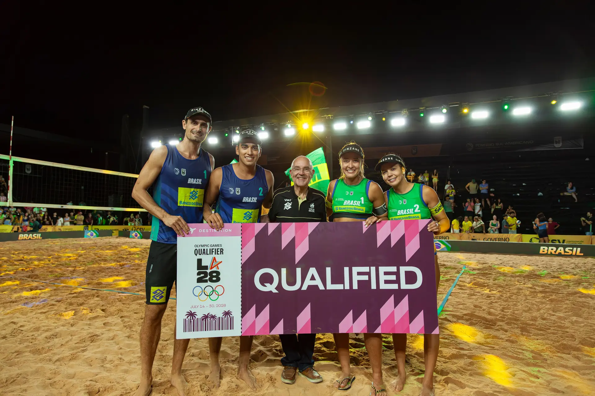 Thâmela/Vic e André/Renato conquistam Torneio Sul-Americano de vôlei de praia, e Brasil garante duas vagas em Los Angeles 2028